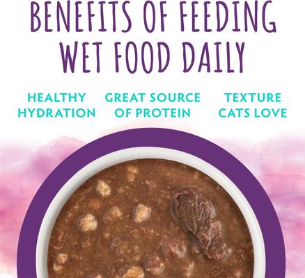 Show full view: Soulistic Moist & Tender Tuna & Turkey Dinner in Gravy Wet Cat Food, 3-oz pouch, case of 8 slide 7 of 12