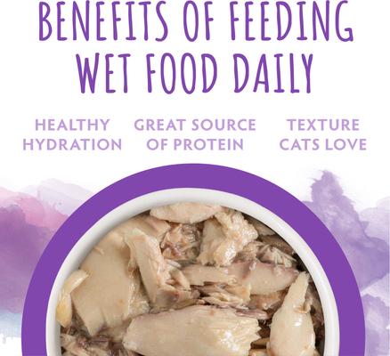 Show full view: Soulistic Originals Pure Bliss Tuna Whole Meat Dinner in Gravy Wet Cat Food, 10-oz can, case of 8 slide 6 of 11