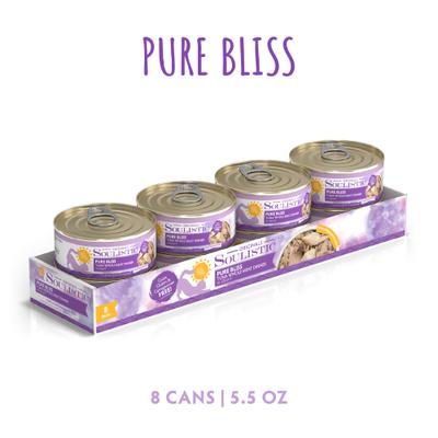 Show full view: Soulistic Originals Pure Bliss Tuna Whole Meat Dinner in Gravy Wet Cat Food, 5.5-oz can, case of 8 slide 3 of 11