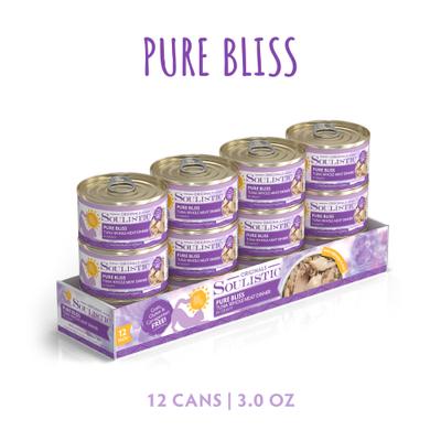Show full view: Soulistic Originals Pure Bliss Tuna Whole Meat Dinner in Gravy Wet Cat Food, 3-oz can, case of 12 slide 3 of 11