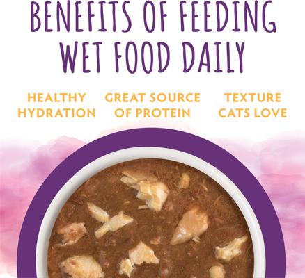 Show full view: Soulistic Moist & Tender Tuna & Salmon Dinner in Gravy Wet Cat Food, 3-oz pouch, case of 8 slide 7 of 12