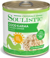 Soulistic Originals Good Karma Chicken Dinner in Gravy Wet Cat Food, 10-oz can, case of 8