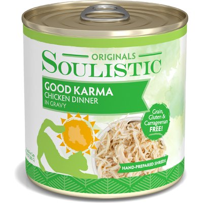 Soulistic Soulistic Originals Good Karma Chicken Dinner in Gravy Wet Cat Food, 10-oz can, case of 8