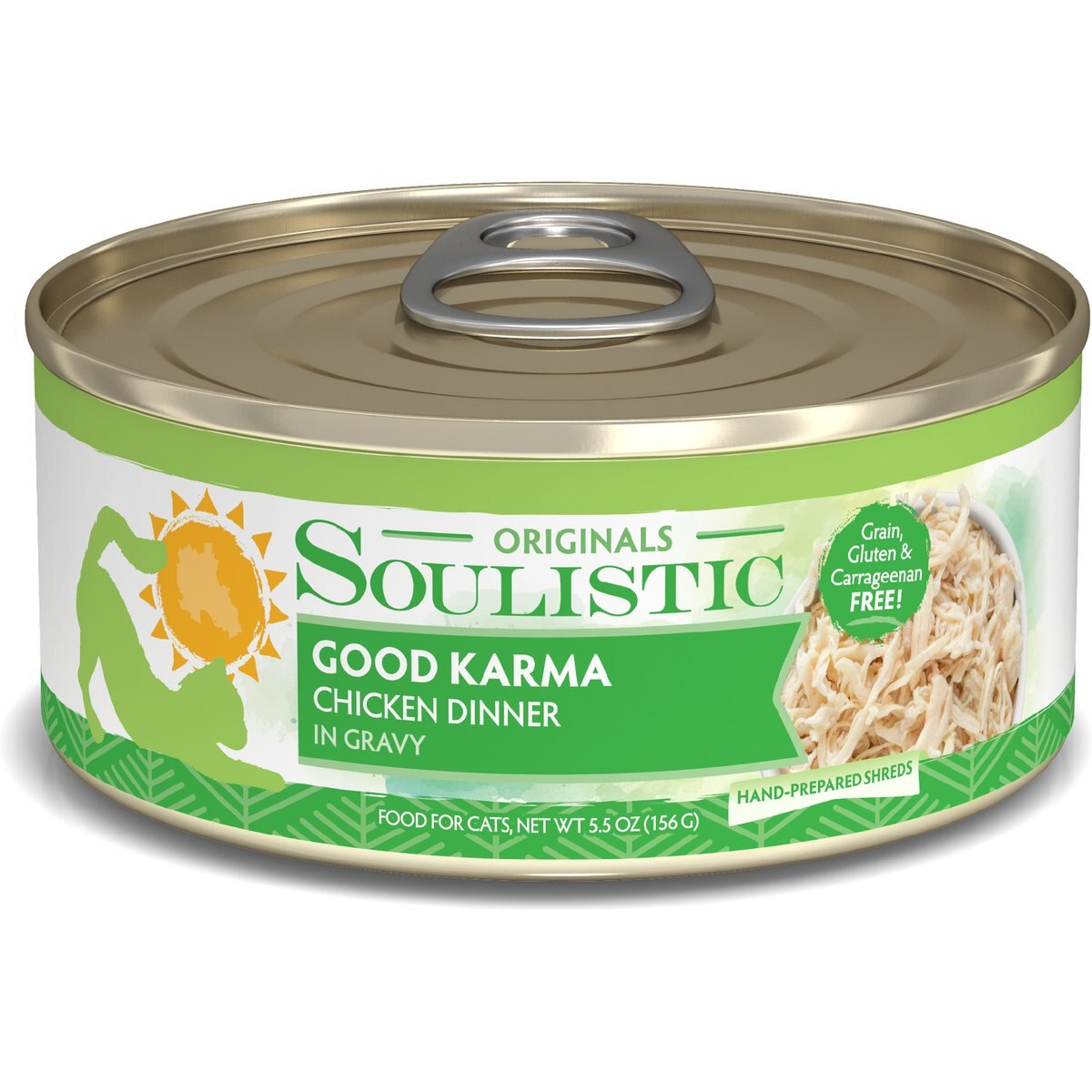 Soulistic Originals Good Karma Chicken Dinner in Gravy Wet Cat Food, 5.5-oz can, case of 8