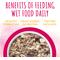 Show in main carousel: Soulistic Originals Triple Harmony Chicken, Salmon, & Tuna Dinner in Gravy Wet Cat Food, 3-oz pouch, case of 8 slide 7 of 12