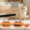 Show in main carousel: Shele UFO Electronic Remote Control Treat Dispensing Cat Toy, Orange, 7.9 x 7.9 x 5.1-in slide 3 of 10