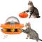 Show in main carousel: Shele UFO Electronic Remote Control Treat Dispensing Cat Toy, Orange, 7.9 x 7.9 x 5.1-in slide 1 of 10