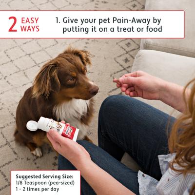Show full view: Pet Pain Away All Natural Chronic Pain Relief for Dogs & Cats, 2-oz tube slide 4 of 8