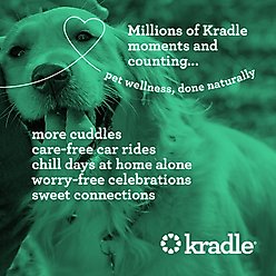 Kradle Daily Calming Chicken Flavored Soft Chew Broad Spectrum Hemp Extract Calming Supplement for Dogs, 90 count slide 2 of 9