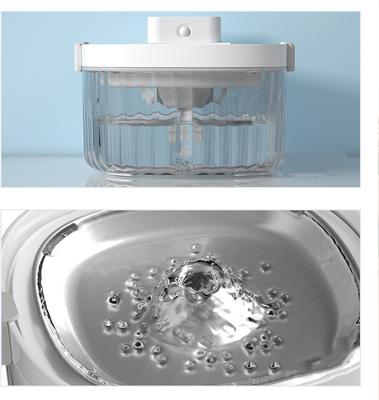 Show full view: HANAMYA Stainless Steel Dogs & Cats Water Fountain with Fountain Replacement Filters, White, 4 count, 2-L slide 5 of 6