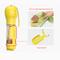 Show in main carousel: HANAMYA 3-in-1 Water Dispenser, Food Container & Waste Bag Holder Dog Travel Bottle, Yellow, 10-oz bottle slide 6 of 9
