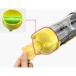 Show in main carousel: HANAMYA 3-in-1 Water Dispenser, Food Container & Waste Bag Holder Dog Travel Bottle, Yellow, 10-oz bottle slide 7 of 9