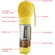 Show in main carousel: HANAMYA 3-in-1 Water Dispenser, Food Container & Waste Bag Holder Dog Travel Bottle, Yellow, 10-oz bottle slide 3 of 9