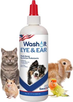 Show full view: Seal It Wash It Eye & Ear Wash for Dogs & Cats, 4-fl oz bottle slide 7 of 7