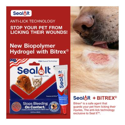 Show full view: Seal It Wound Gel for Dogs & Cats, 15-ml tube slide 5 of 6