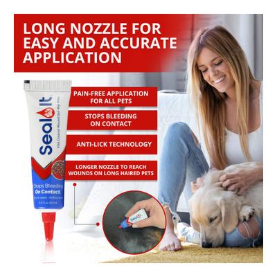 Show full view: Seal It Wound Gel for Dogs & Cats, 15-ml tube slide 4 of 6