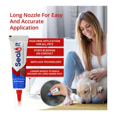 Show full view: Seal It Wound Gel for Dogs & Cats, 15-ml tube slide 3 of 6