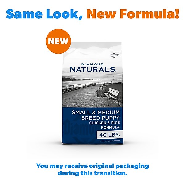 Diamond Naturals Small & Medium Breed Puppy Formula Dry Dog Food
