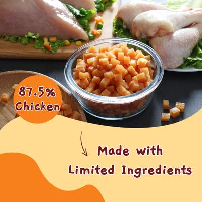 Show full view: Jungle Calling Chicken Grain-Free Dog Training Treats, 10.6-oz bag slide 3 of 11