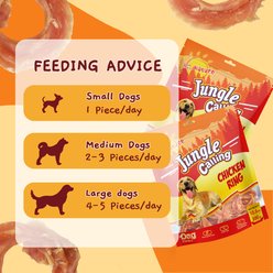 Jungle Calling Chicken Jerky Rings Grain-Free Dog Treats, 10.6-oz bag slide 2 of 9