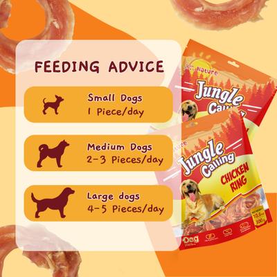 Show full view: Jungle Calling Chicken Jerky Rings Grain-Free Dog Treats, 10.6-oz bag slide 9 of 12