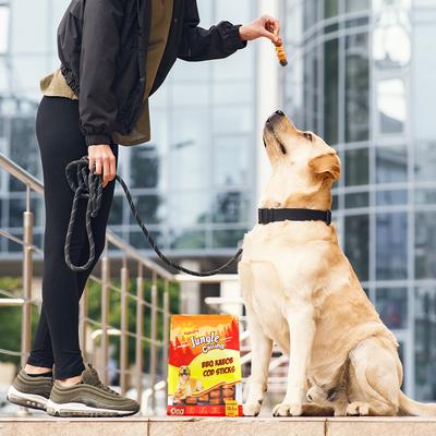 Show full view: Jungle Calling Cod, Chicken, Duck, Beef, Sweet Potato & Pumpkin Kabob Dog Treats, 10.6-oz bag slide 10 of 12