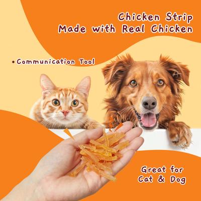 Show full view: Jungle Calling Mini Chicken Strips for Dog & Cat Training Treats, 10.6-oz bag slide 7 of 11