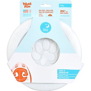 West Paw Zogoflex Glow Zisc Flying Disc Dog Toy, Large