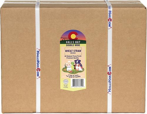 Show full view: Hall's Hay Wheat Straw Double Wide Mini Bale Small Animal Food, 9-lb bag slide 2 of 5