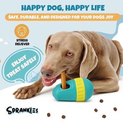 Show full view: Sprankles Safe Bully Stick Holder & Dog Chew Treat Dispenser, Green slide 4 of 4