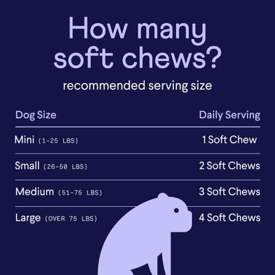 Show full view: Finn Digestive Prebiotic & Probiotic Peanut Butter Flavor Chew Supplement for Dogs, 90 count slide 8 of 10