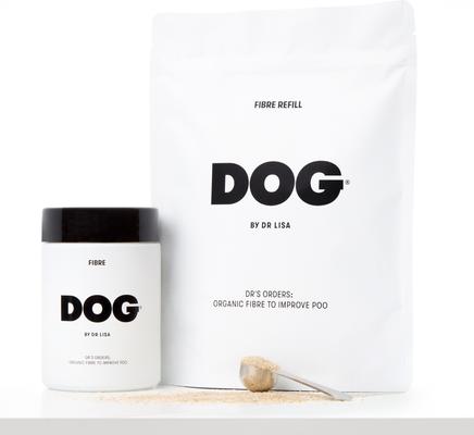 Show full view: DOG By Dr Lisa Fibre Powder Digestive Aid for Dogs, 200-g bag slide 7 of 8