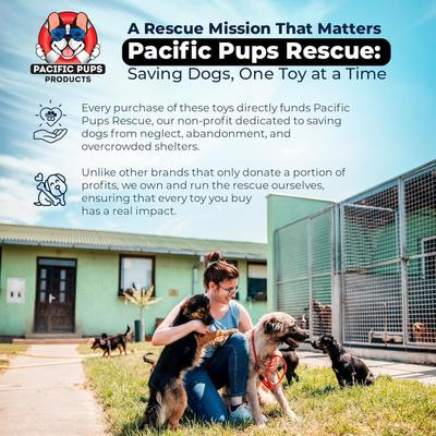 Show full view: Pacific Pups Rescue 3 Knots Tough Dog Rope Tug Toy, Large, 2 count, Blue & Red slide 8 of 10