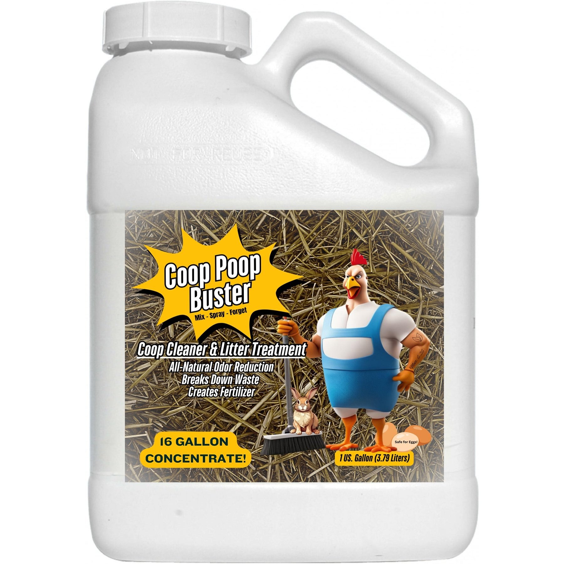 The Nature Company Coop Poop Buster Chicken Coop Cleaner, 1-gal jug