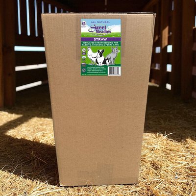 Sweet Meadow Farm Sweet Meadow Farm Straw Small Pet Bedding, 25-lb box