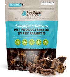 Raw Paws Water Buffalo Lung Dehydrated Dog Treats, 16-oz bag