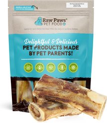 Raw Paws Smoked Beef Marrow 6 inch Dog Bones, 4 count