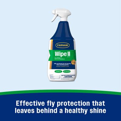 Show full view: Farnam Wipe Fly Spray with Citornella, 32-fl oz bottle slide 2 of 9