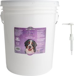 Bio-Groom Anti-Shed Deshedding Crème Rinse Dog Conditioner, 5-gal bottle + Plastic Dispensing 5-gal Shampoo Pump