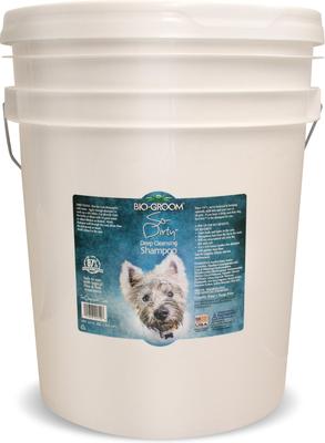 Show full view: Bio-Groom So-Dirty Deep Cleansing Dog Shampoo, 5-gal pail + Plastic Dispensing 5-gal Shampoo Pump slide 2 of 7