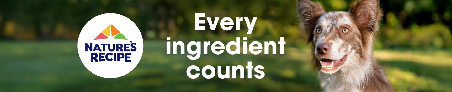 Nature's Recipe Every ingredient counts
