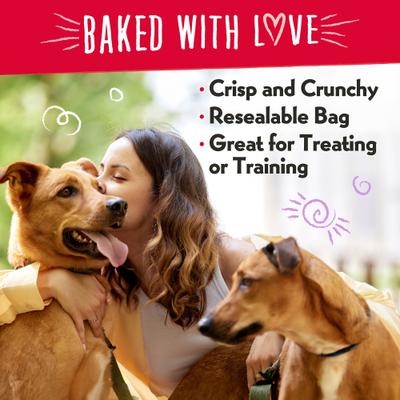 Show full view: Charlee Bear Bearnola Bites Peanut Butter & Honey Flavor Dog Treats, 8-oz bag slide 4 of 10