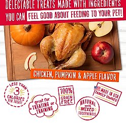 Charlee Bear Natural Bear Crunch Grain-Free Chicken, Pumpkin & Apple Dog Treats, 8-oz bag slide 2 of 8