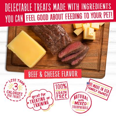 Show full view: Charlee Bear Beef & Cheese Dog Treat, 8-oz bag slide 6 of 10