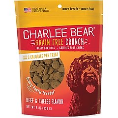Charlee Bear Beef & Cheese Dog Treat, 8-oz bag