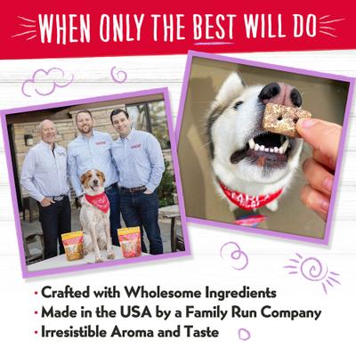 Show full view: Charlee Bear Bearnola Bites Peanut Butter & Honey Flavor Dog Treats, 8-oz bag slide 8 of 10