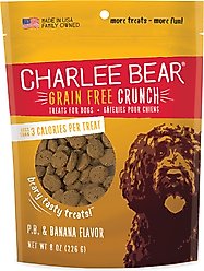 Charlee Bear P.B & Banana Dog Treat, 8-oz bag