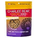 Charlee Bear Natural Bear Crunch Grain-Free Turkey, Sweet Potato & Cranberry Dog Treats, 8-oz bag
