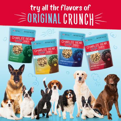 Show full view: Charlee Bear Original Crunch Cheese & Egg Crunchy Dog Treats, 16-oz bag slide 9 of 12