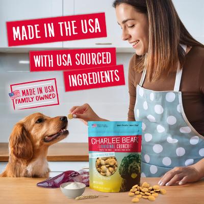 Show full view: Charlee Bear Original Crunch Chicken Liver Crunchy Dog Treats, 16-oz bag slide 5 of 12